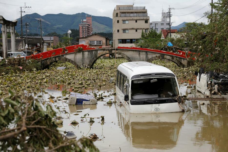 大きな被害に見舞われた熊本県人吉市（写真：ロイター/アフロ）