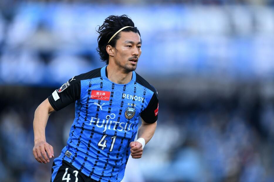 川崎フロンターレの家長が2分間で2ゴールの活躍で勝利に貢献。2年ぶりのゴールだった(資料写真・松尾／アフロスポーツ）