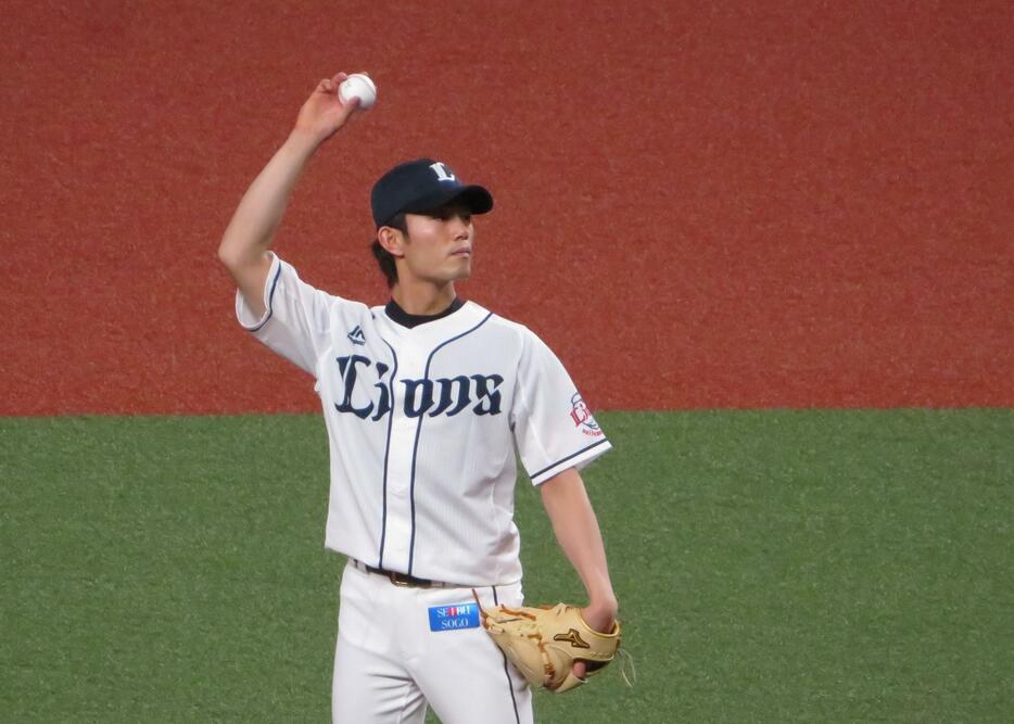 西武の今井達也が7回を2安打無失点で今季初勝利。”鬼門の6回”を克服した理由は、ZOZOマリン風を利用した”魔球”にあった(資料写真）