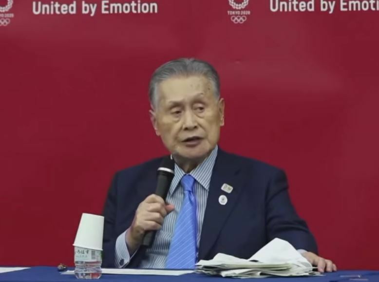 [画像]東京五輪中止論に対して語気を強めて批判した森喜朗会長