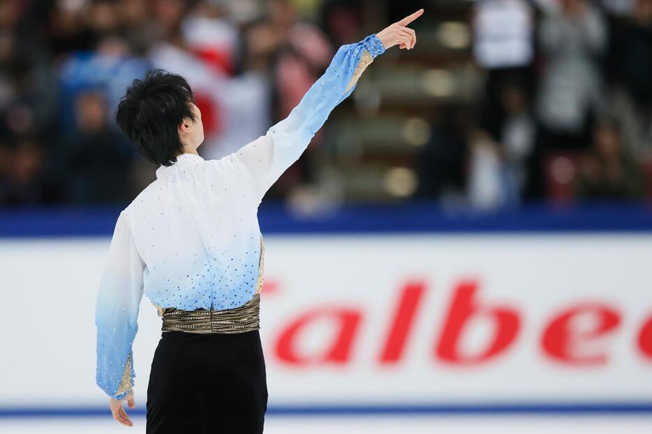 世界最高の106.33点で首位発進＝2015年11月27日（写真：田村翔/アフロスポーツ）