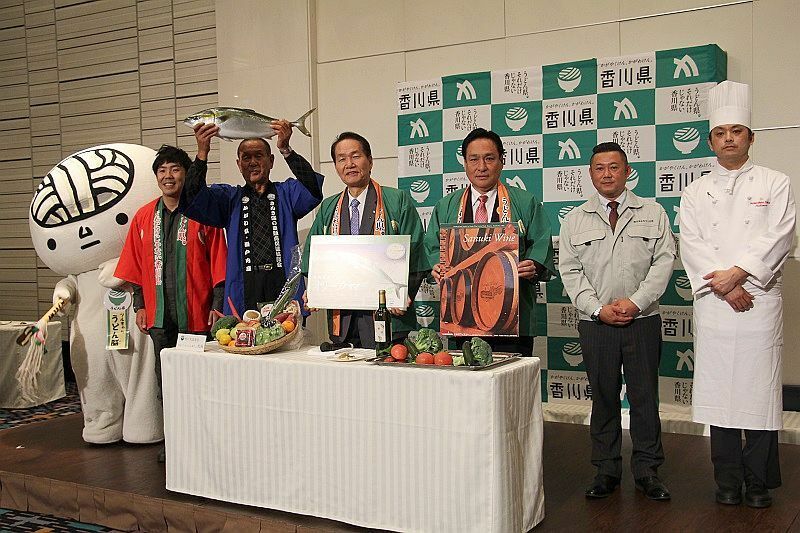 [写真]「うどん県。それだけじゃない香川県」プロジェクトの一環で大阪で発表会