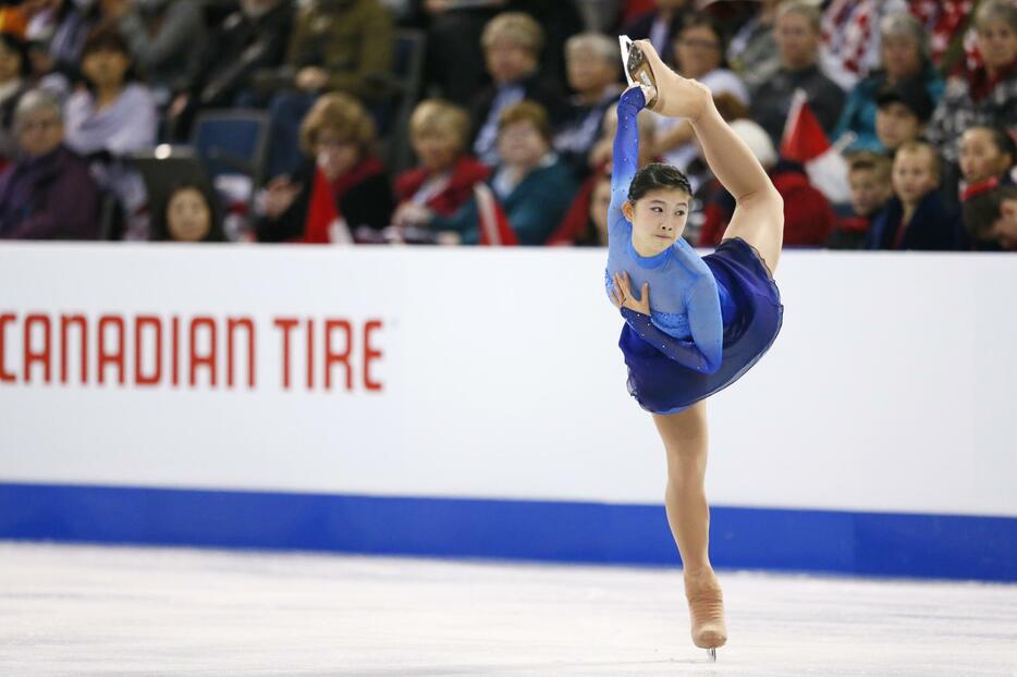 フリーの演技＝2015年10月31日（写真：中西祐介/アフロスポーツ）