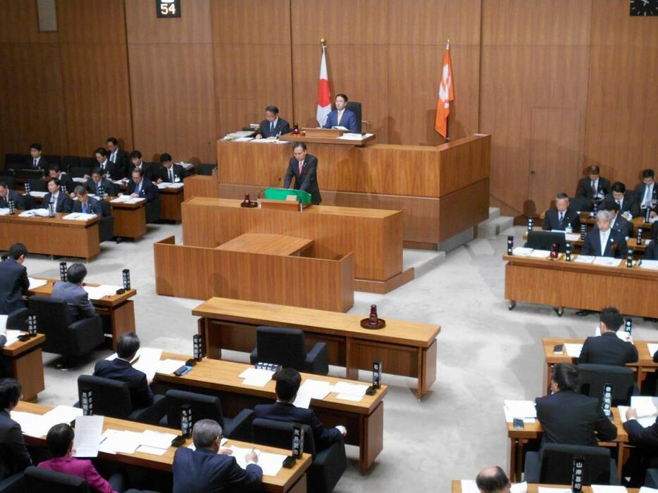 [写真]淫行処罰条例が論議を呼んだ長野県議会