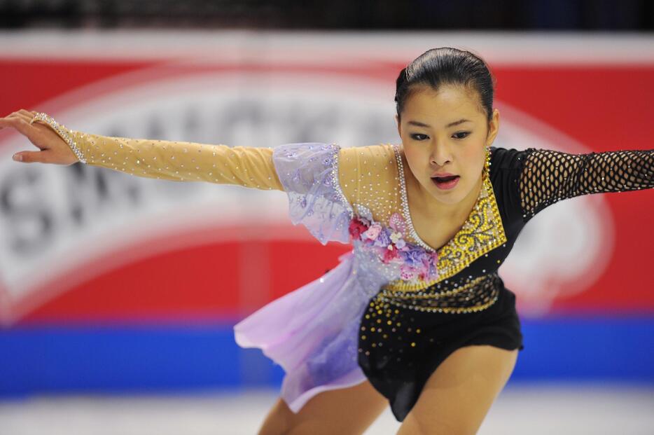 村上佳菜子（2010年優勝）。写真はGPシリーズ スケートアメリカ＝2010年11月14日（写真：アフロスポーツ）