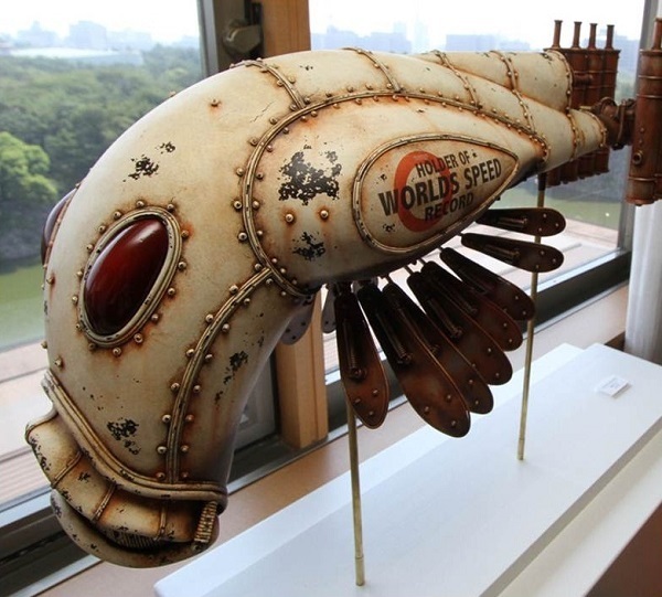 [画像]動物と装置を融合した造形アートを手掛けるクリエイター「松岡ミチヒロ」が出店